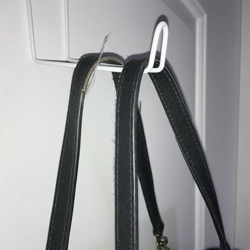 kate spade Large Black Satchel with Beige Bow Trim